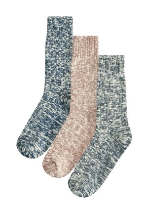 HEAVYWEIGHT 3 PACK  . - Zoknik - navy blue neutral twisted