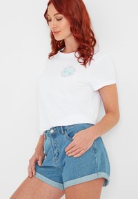 TOG24 DISTRICT - Print T-shirt - optic white
