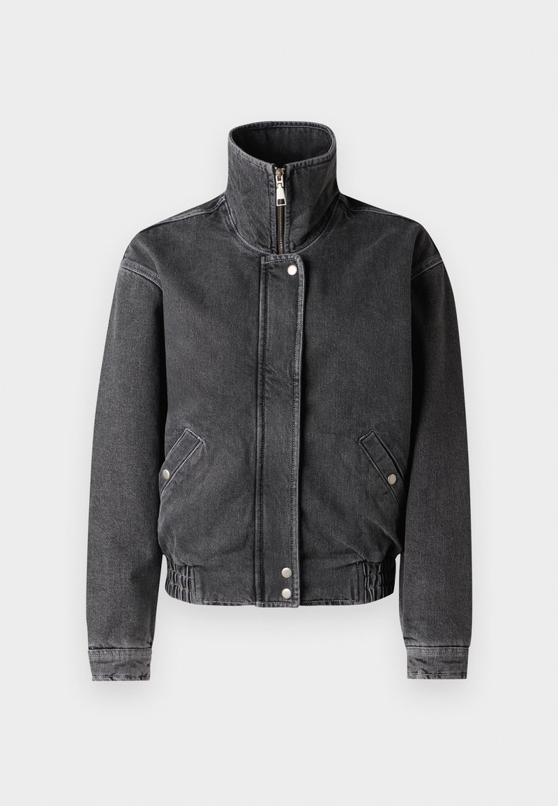 lala Berlin JACKET JUNO PADDED - Chaqueta vaquera - washed black/negro ...