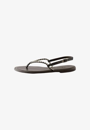 Next, REGULAR FIT - FOREVER COMFORT® PLAITED STRAP FLAT SANDALS . - Sandaler m/ tåsplit - chocolate brown