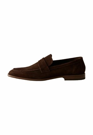Next, Slip-ons - brown