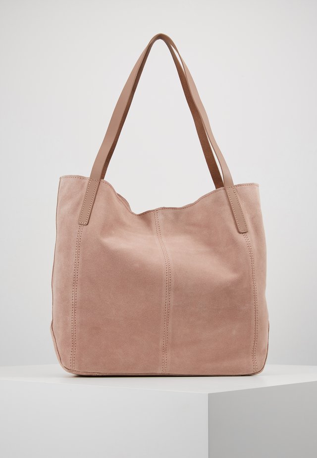 LEATHER - Shopping Bag - rose