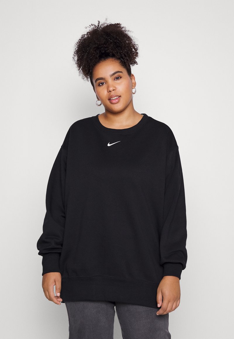 Nike Sportswear - W PHNX FLC OS CREW - Sweatshirt - black, Enlarge