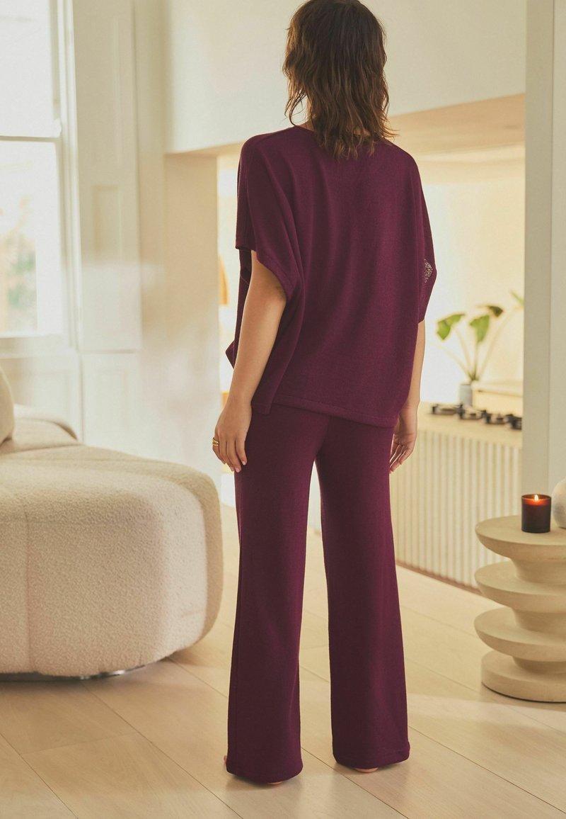 Next LOUNGE SET TALL  - Yöasusetti - berry red
