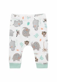 MINOTI SHORT SLEEVE AND LEGGING SET - Pajkice - green white