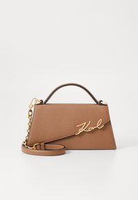 SIGNATURE SLIM CROSS BODY - Handbag - terra