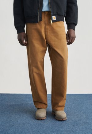 BRANDON PANT - Jeans baggy - hamilton brown  grind washed