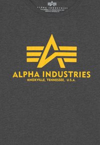 Alpha Industries BASIC KIDS TEENS UNISEX - T-shirt estampada - charcoal heather
