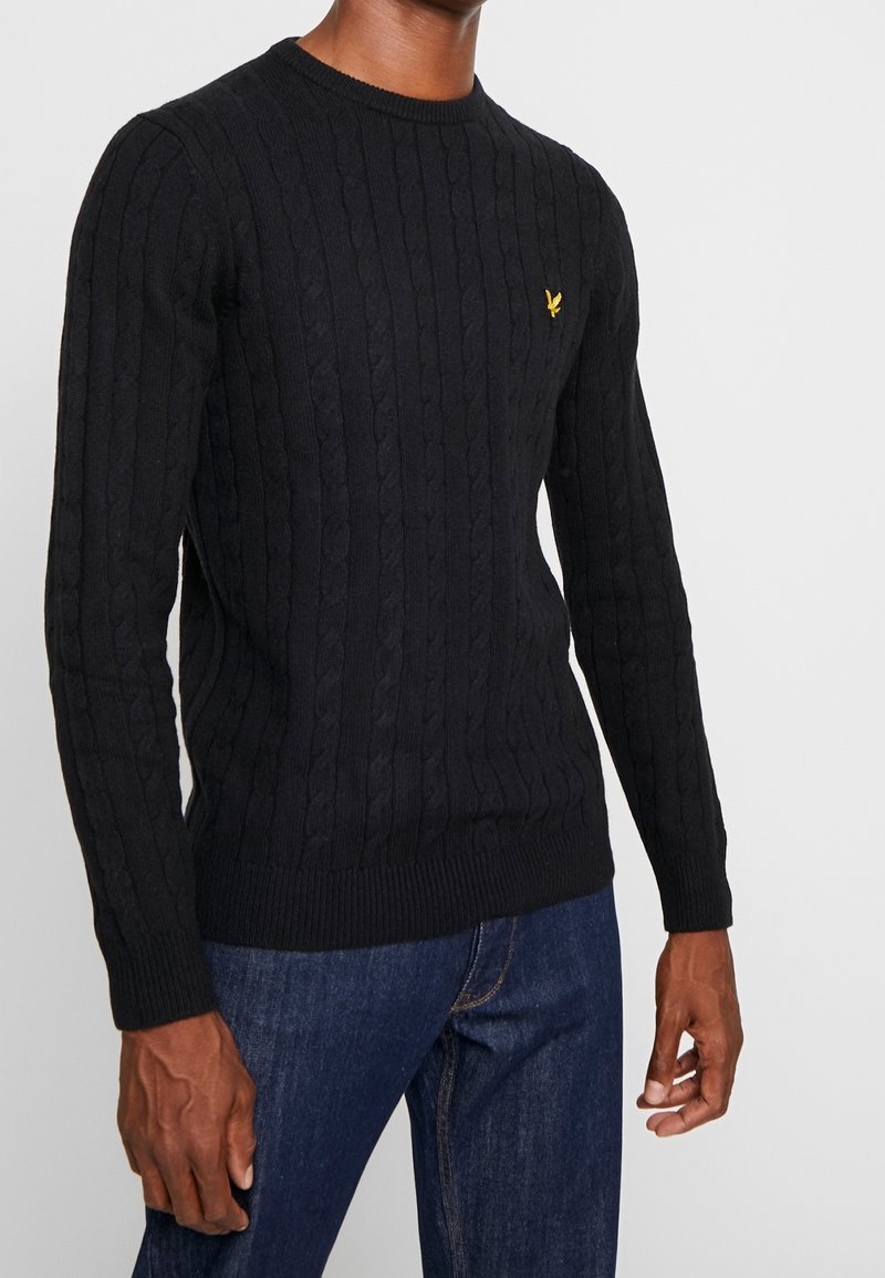 Lyle & Scott Strickpullover - black