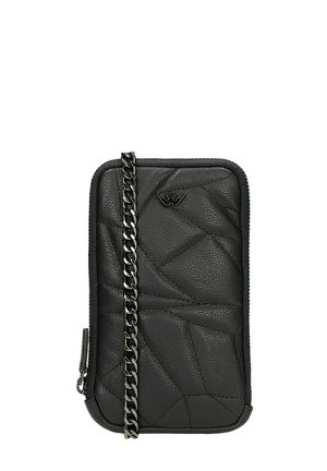 NA Z PIKOWANYM WZOREM - Phone pouch - czarny