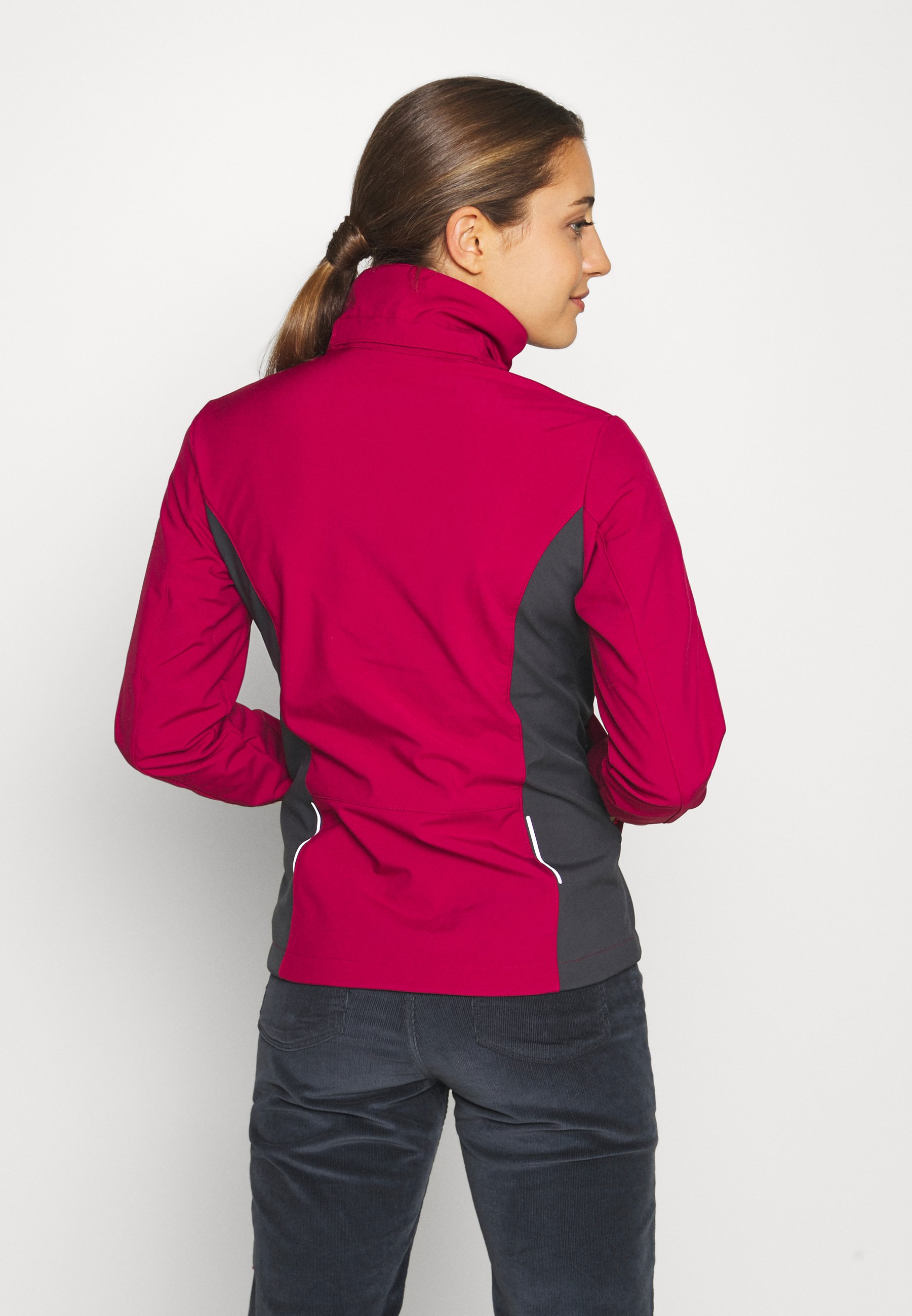 CMP ZIP HOOD - Chaqueta softshell - magenta/antracite/rosa - Zalando.es