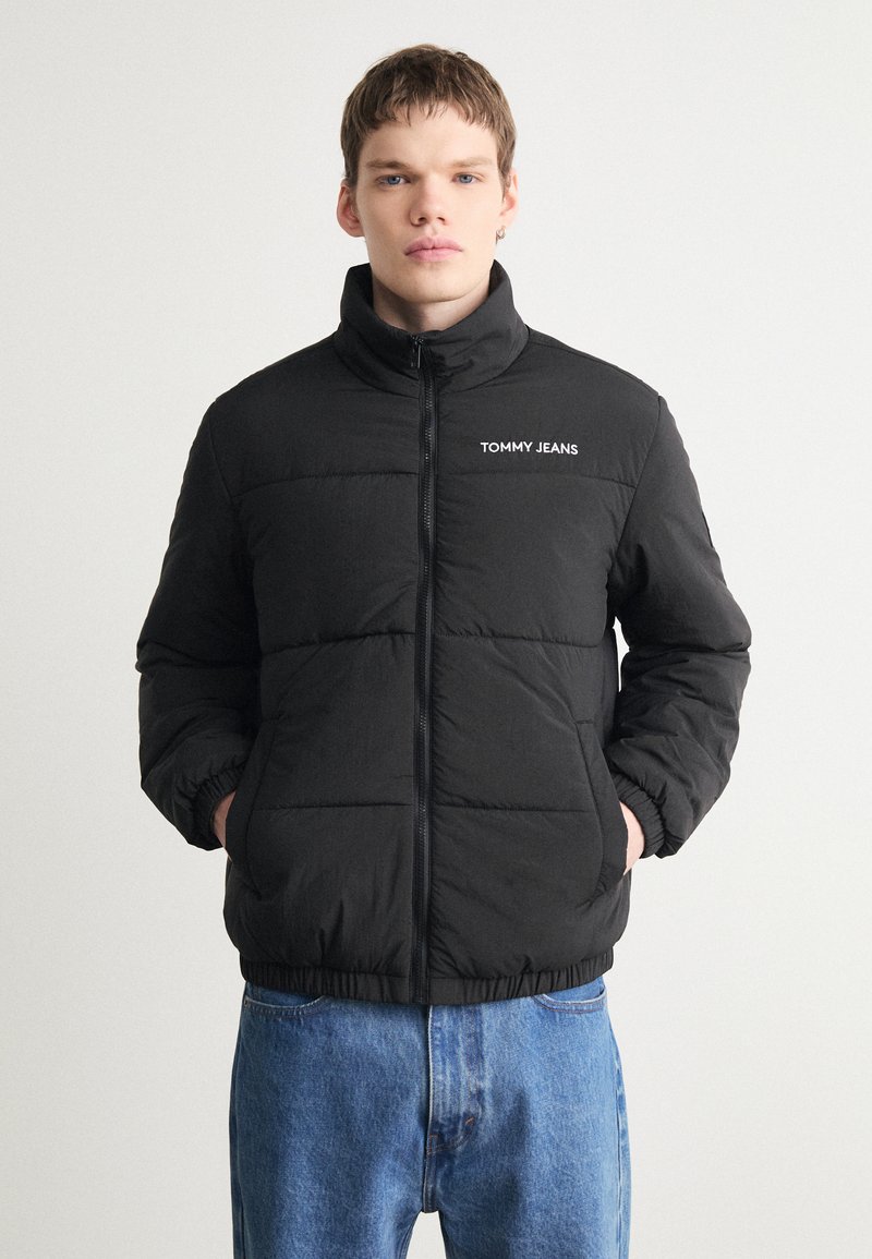 Tommy Jeans ESSENTIAL QUILTED JACKET  - Vinterjacka - black
