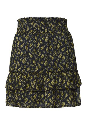 Street One Studio, KNEE-LENGTH CHIFFON SKIRT WITH PRINT - A-lijn rok - maritime blue