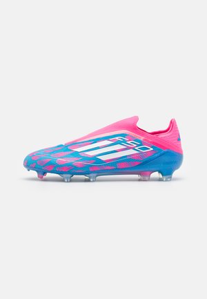 adidas Performance, F50 ELITE LACELESS FIRM GROUND - Fodboldstøvler til fast underlag - solar blue/footwear white/solar pink