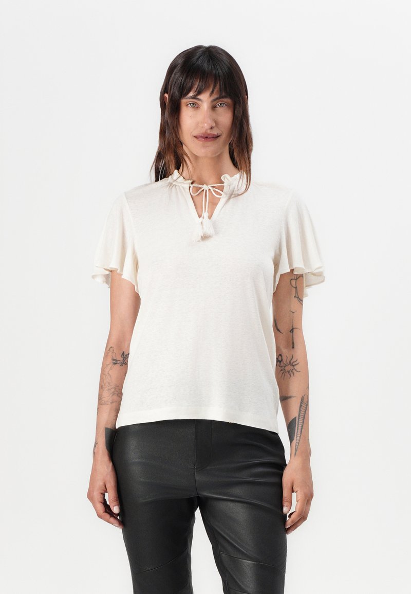 Lauren Ralph Lauren T-shirt print crème