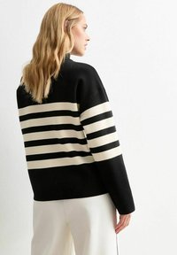 New Look COMPACT STRIPED  - Jersey de punto - black pattern