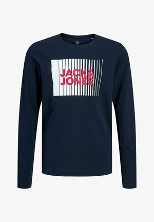 Jack & Jones Junior, Longsleeved Logo Longsleeved Junior - Top s dlhým rukávom - navy blazer