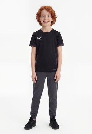 Puma TEAMGOAL MATCHDAY - Športové tričko - puma black-puma white-flat dark gray