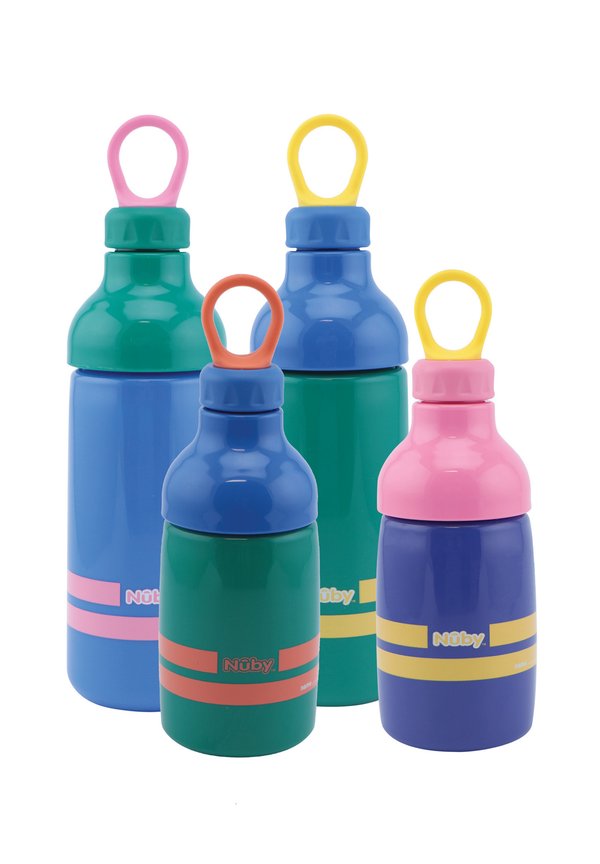 SET - Trinkflasche - lila blau