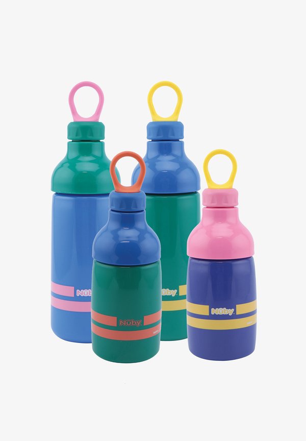 SET – Trinkflasche – lila blau