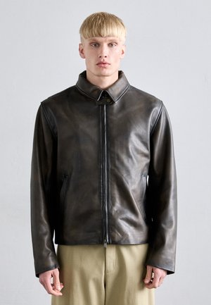 CILLIAN JACKET - Lederjacke - brown