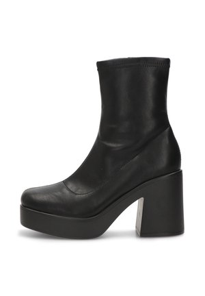 Botines con plataforma - black
