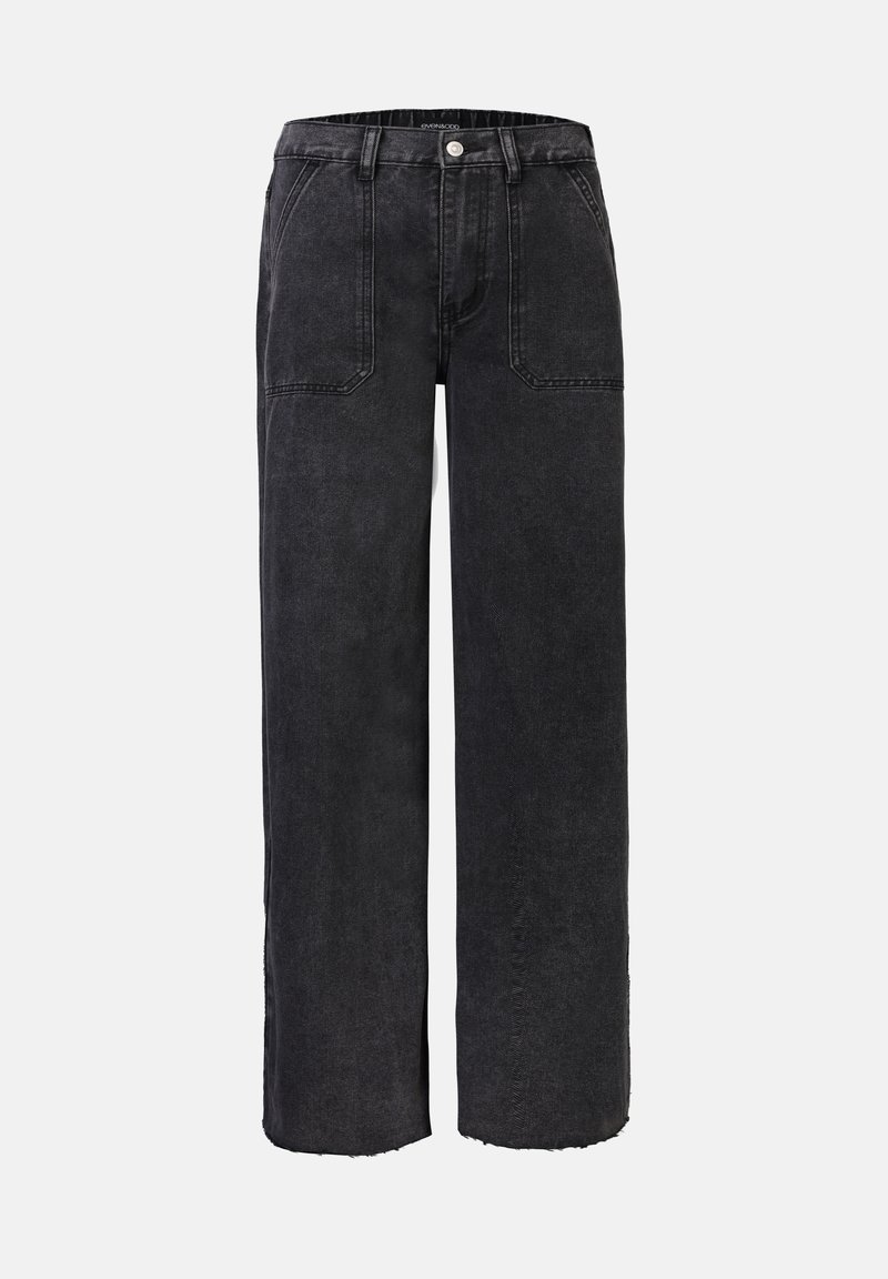 Even&Odd Tall Wide leg donkergrijs
