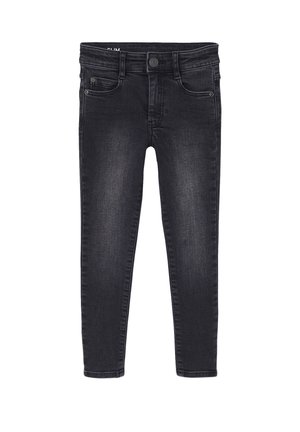 Slim fit jeans - schwarz denim