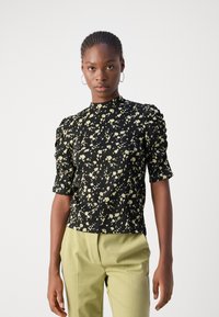Lindex LORELAI - T-Shirt print - off black