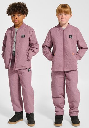 SOBI THERMO UNISEX SET - Regenbroek - dusky orchid