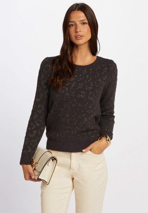 Morgan ROUND NECK - Jumper - gris anthracite