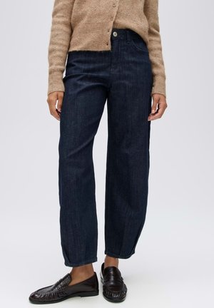 OPUS, MID RISE - Wide Leg - rinsed blue