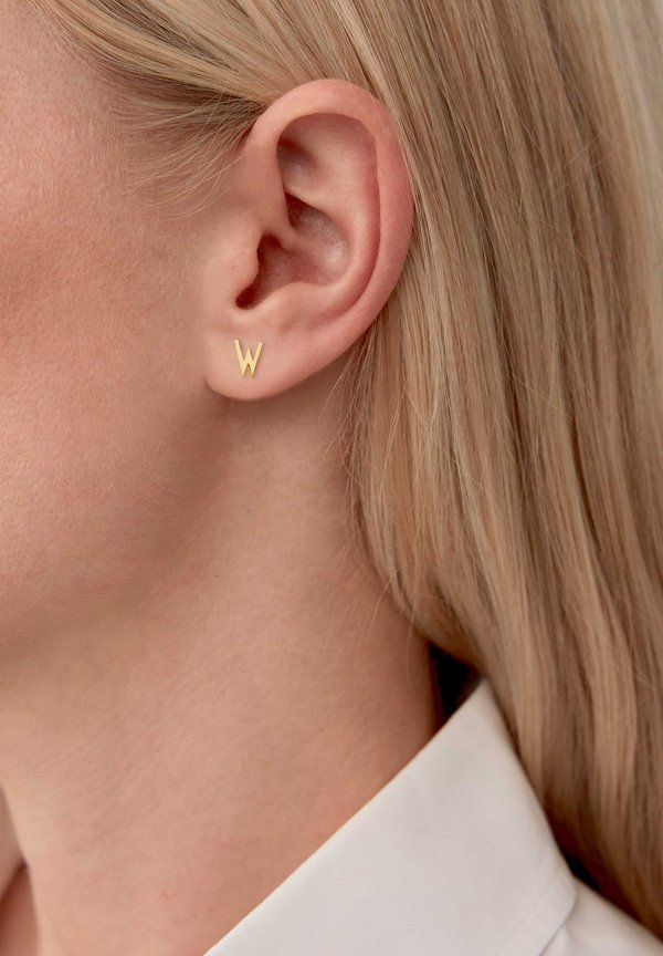 OHRSTECKER INITIAL GOLD (A-Z) - Ohrringe