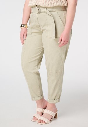 Mom Jeans - khaki