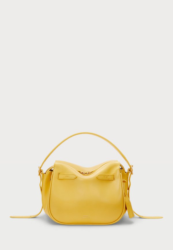 Polo ID Leather Mini Satchel - Handbag - mustard4