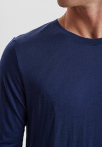 JBS OF DENMARK LÅNGÄRMAD EKOLOGISK - Langærmet T-shirt - navy