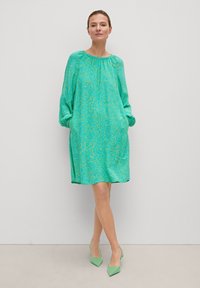 comma MUSTER - Freizeitkleid - ozeangrün