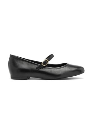 RYŁKO Ankle strap ballet pumps - black