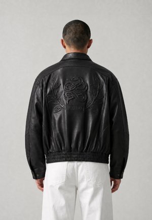 Vertere Berlin, MERCY FAUX LEATHER JACKET UNISEX - Chaqueta de cuero sintético - black