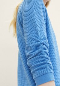 TOM TAILOR DENIM STRUCTURED - Sweatshirt - sicilian blue