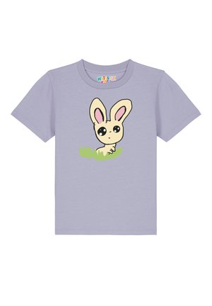 OSTERHASE IM GRAS - T-shirt print - lavender