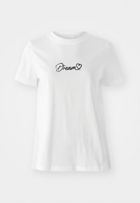 VIPURE  - Camiseta estampada - cloud dancer