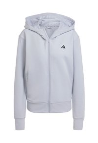 DESIGNED FOR TRAINING FULL ZIP HOODED - Zip-up sweatshirt - halo silver