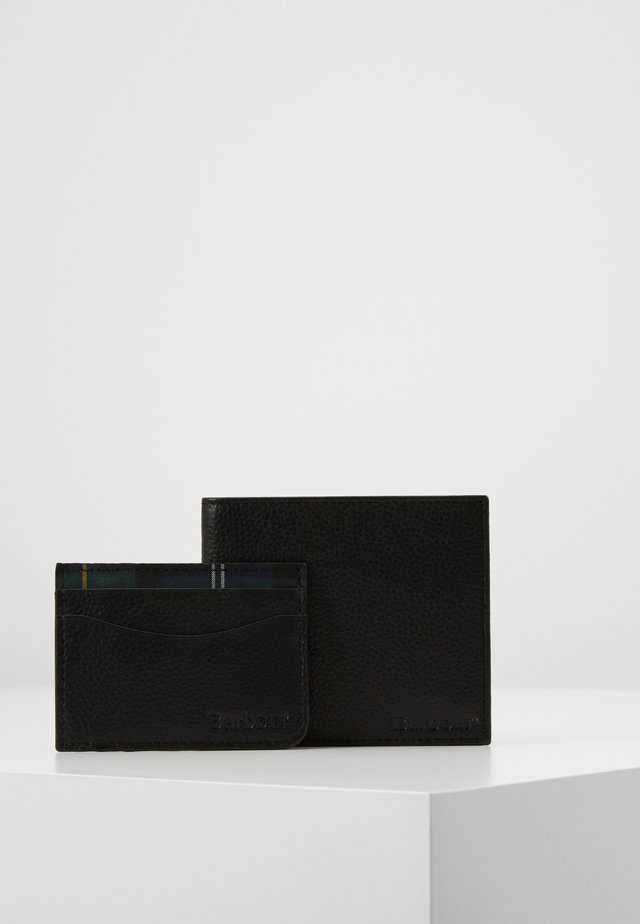 WALLET CARDHOLDER GIFT SET UNISEX - Geldbörse - black / seaweed