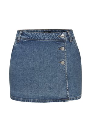 Denim shorts - blue washed