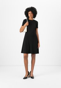 Calvin Klein FLARE DRESS - Rochie de zi - black