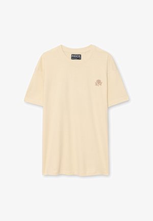 INSIDE, ROSAS - Camiseta estampada - beige