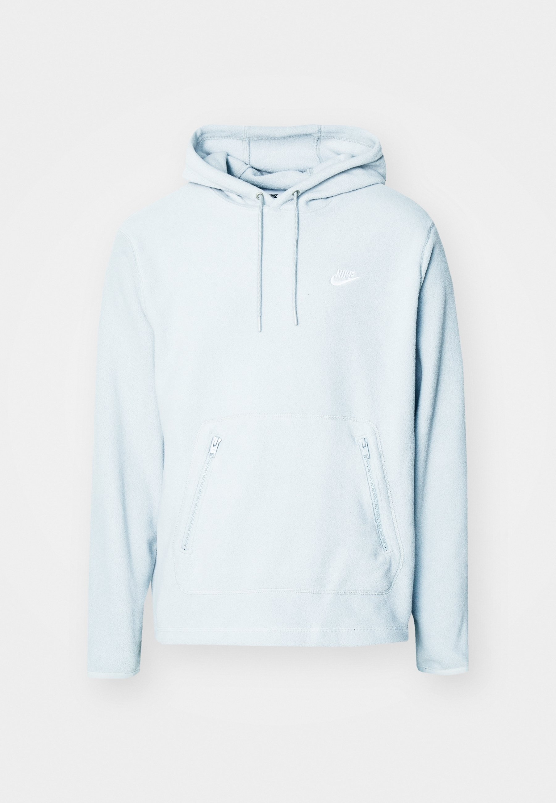 nike hoodie club small logo psychic blue