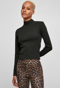 Urban Classics - BACK CUT OUT LONGSLEEVE - Top s dlouhým rukávem - black Miniatura obrázku 1