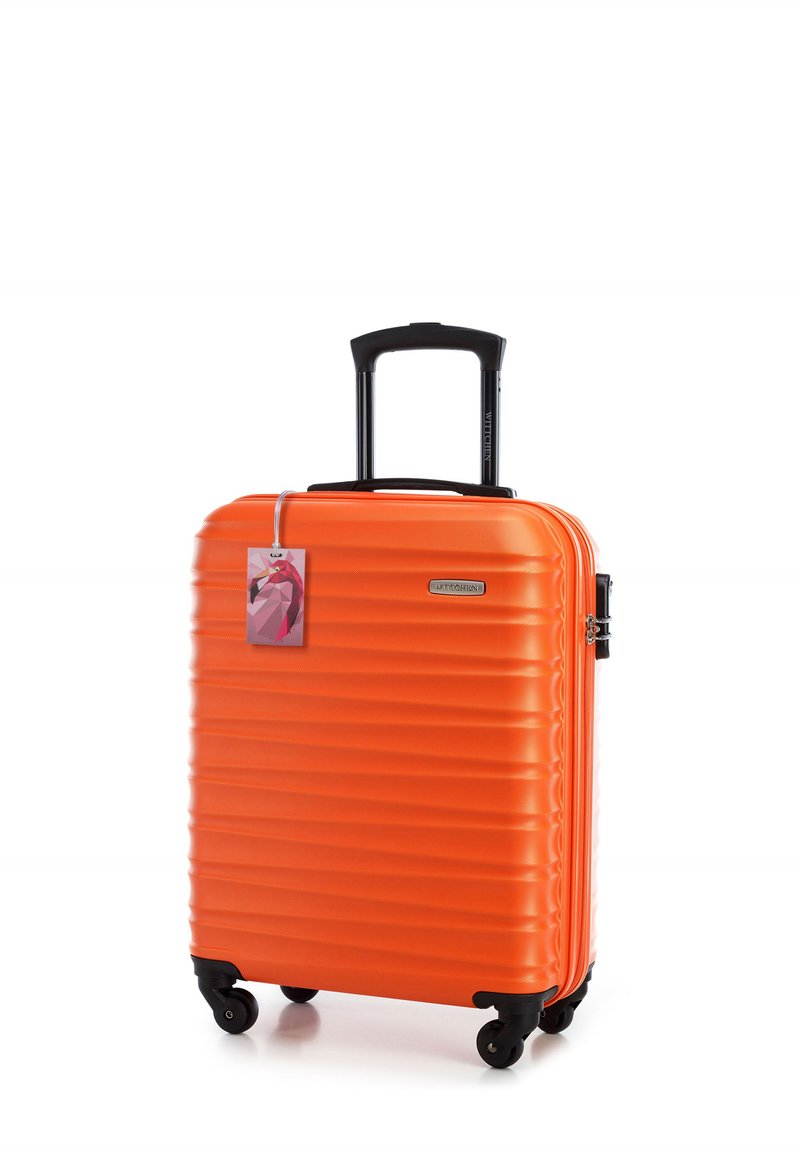 WITTCHEN SMALL SUITCASE WITH LUGGAGE TAG FROM ABS - Trolley - orange